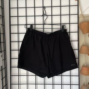 Medium Black ASICS Shorts w/ Underwear Liner